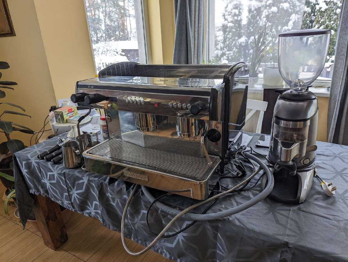 Expobar g10 kavos aparatas su Wega grinderiu Skelbiu.lt