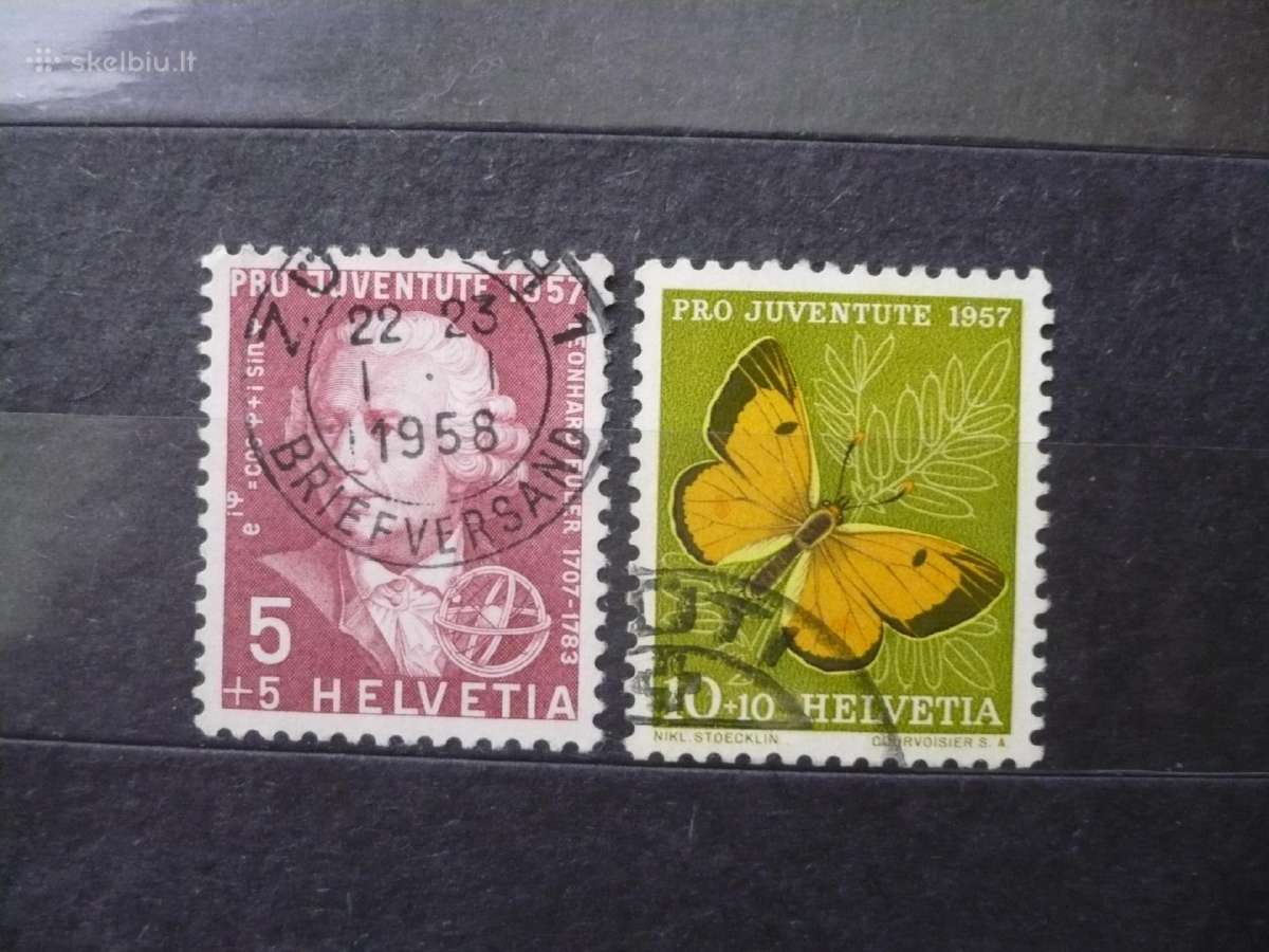1957 m. Pro Juventute – Leonhardo Eulerio