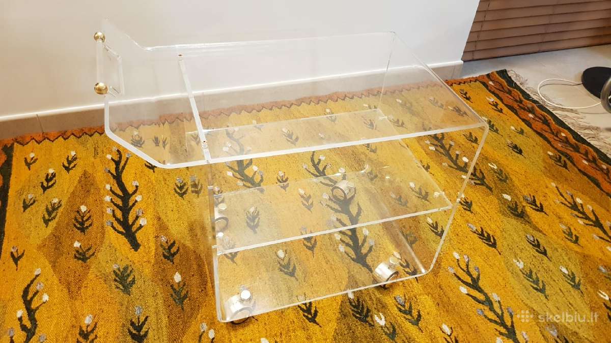 Vintažinis mid century poliakrilo staliukas - nuotraukos Nr. 3