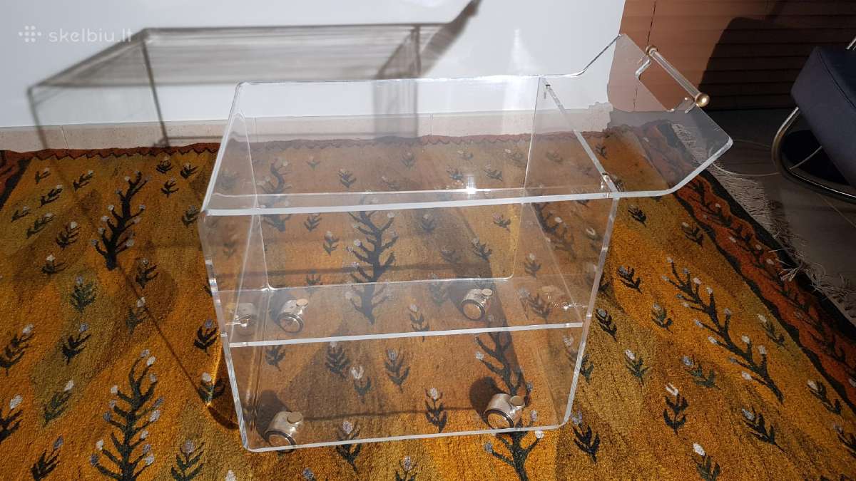 Vintažinis mid century poliakrilo staliukas - nuotraukos Nr. 15