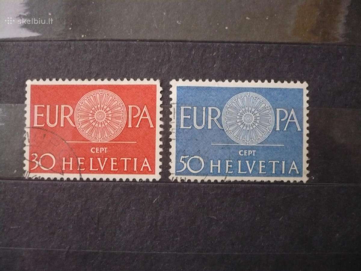 1960 metų Europa pašto ženklai