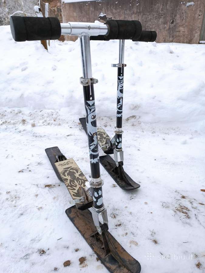 Žieminiai paspirtukai, iki 50 kg. 2 vnt. - nuotraukos Nr. 6