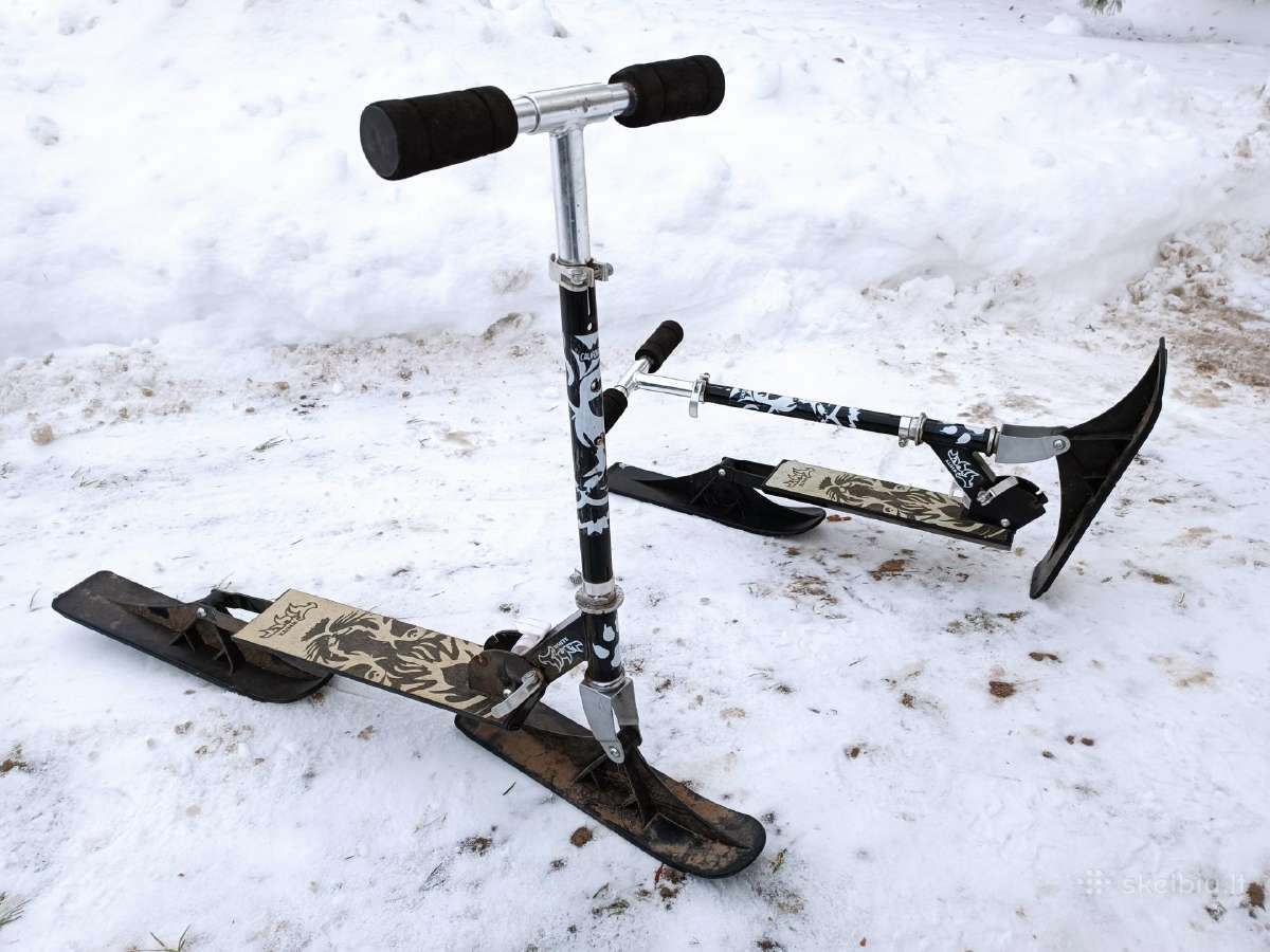 Žieminiai paspirtukai, iki 50 kg. 2 vnt. - nuotraukos Nr. 23