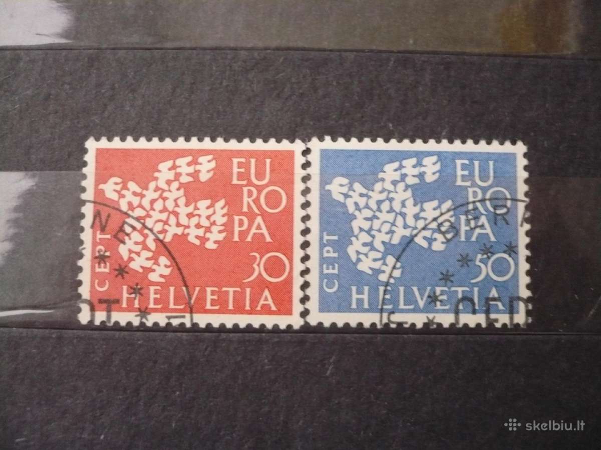1961 m. Europa pašto ženklai