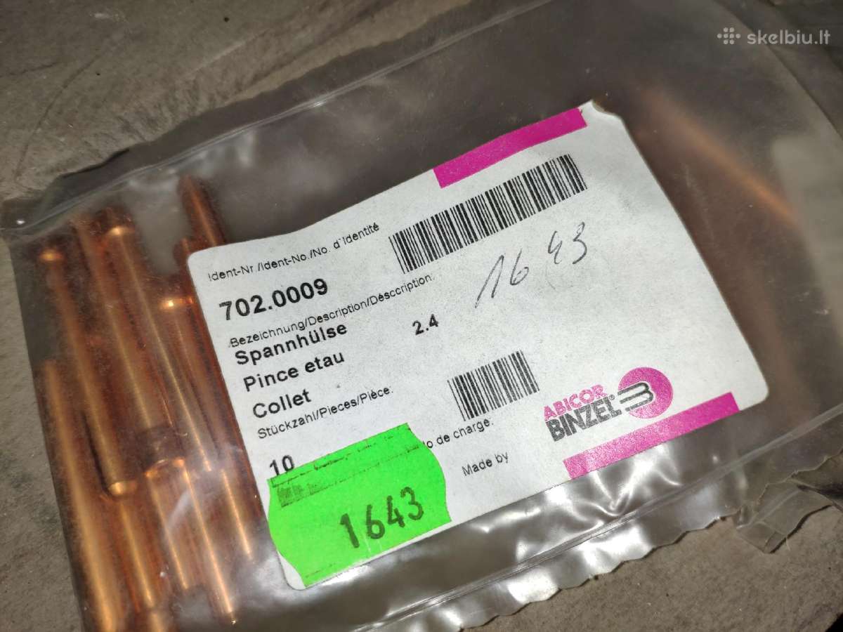 Binzel welding burner nozzle 2.4x50mm - nuotraukos Nr. 4
