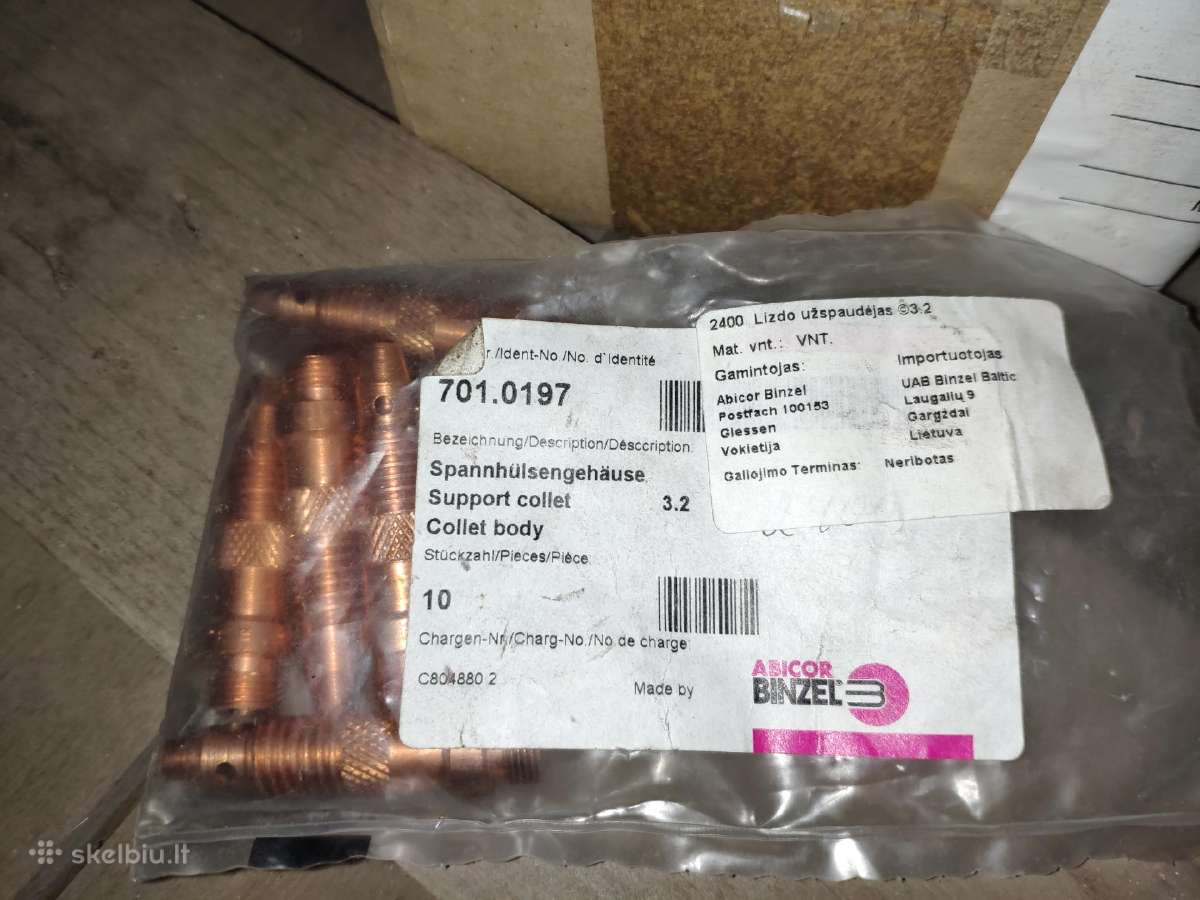 Binzel Tig Lizdo užspaudėjas 3.2mm - nuotraukos Nr. 2