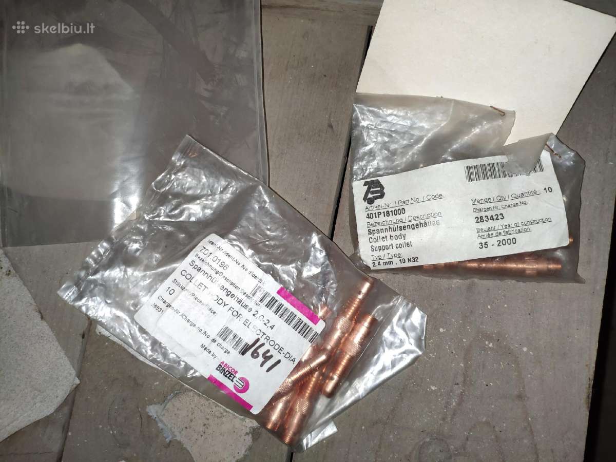 Binzel Tig Collet Body 2.4mm - nuotraukos Nr. 4