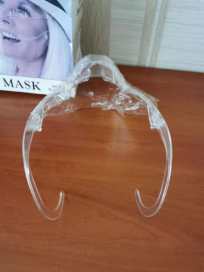 Apsauginis veido skydas su akinių rėmeliu - nuotraukos Nr. 3