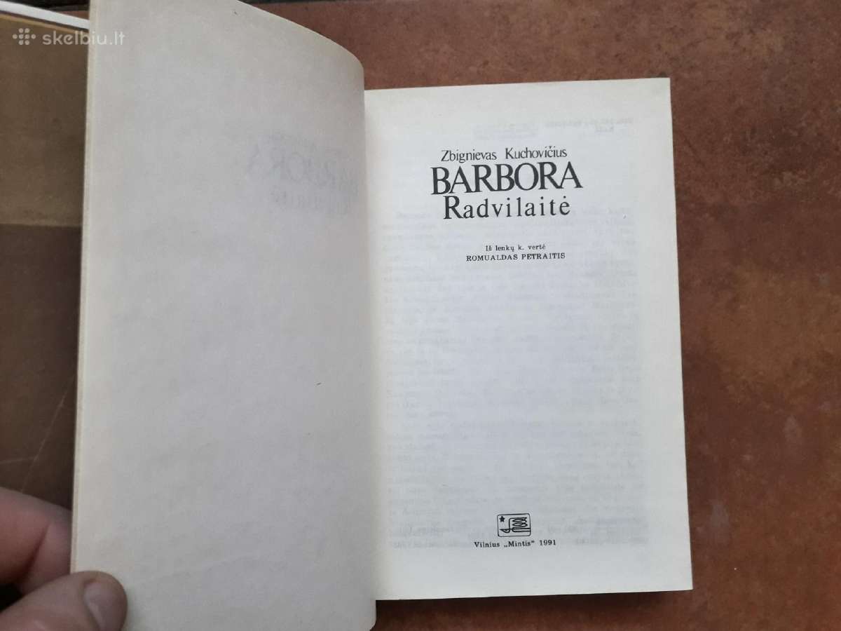 Z. Kuchovičius "Barbora Radvilaitė" 1991 metai - nuotraukos Nr. 4