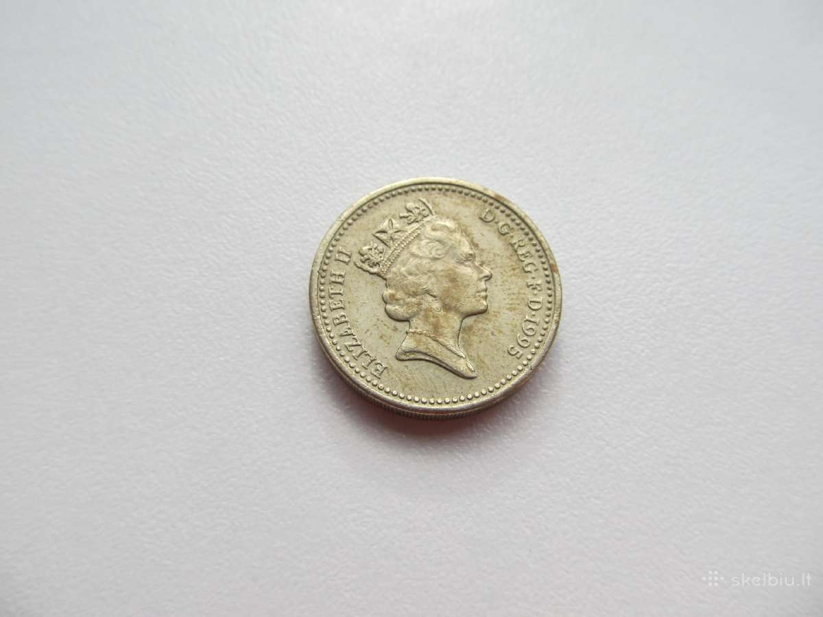 1 svaras , Jungtinė Karalystė , 1995 - nuotraukos Nr. 2