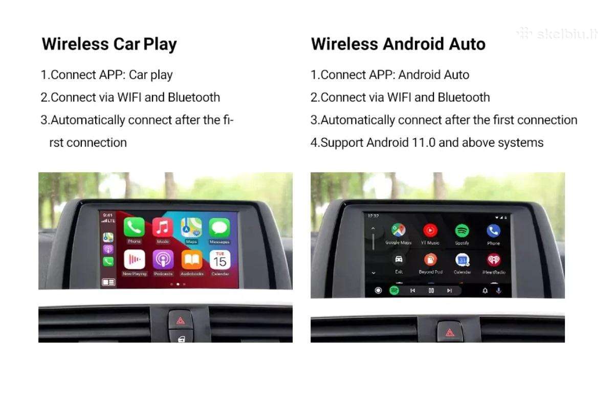 Carplay Android Auto Bmw Audi VW Mercedess Lexus - nuotraukos Nr. 28