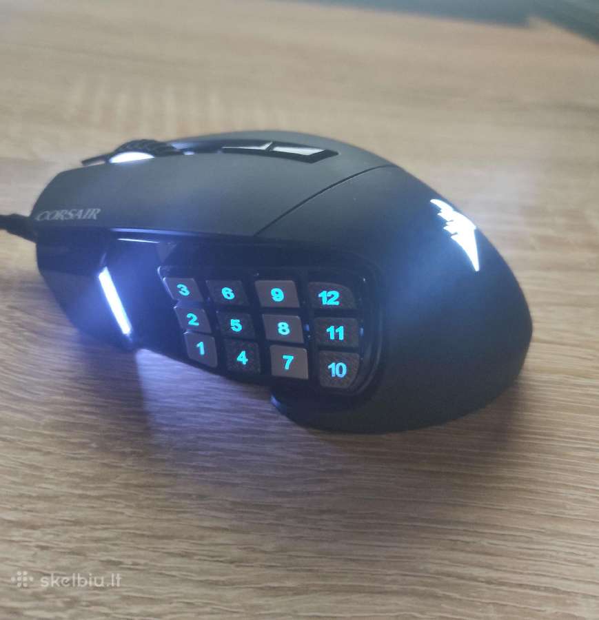 Corsair Scimitar Rgb Elite Moba/mmo Gaming Mouse - Skelbiu.lt