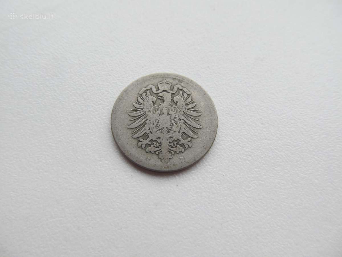 10 pfennig , Vokietija , 1876 Aa, Jj - nuotraukos Nr. 4