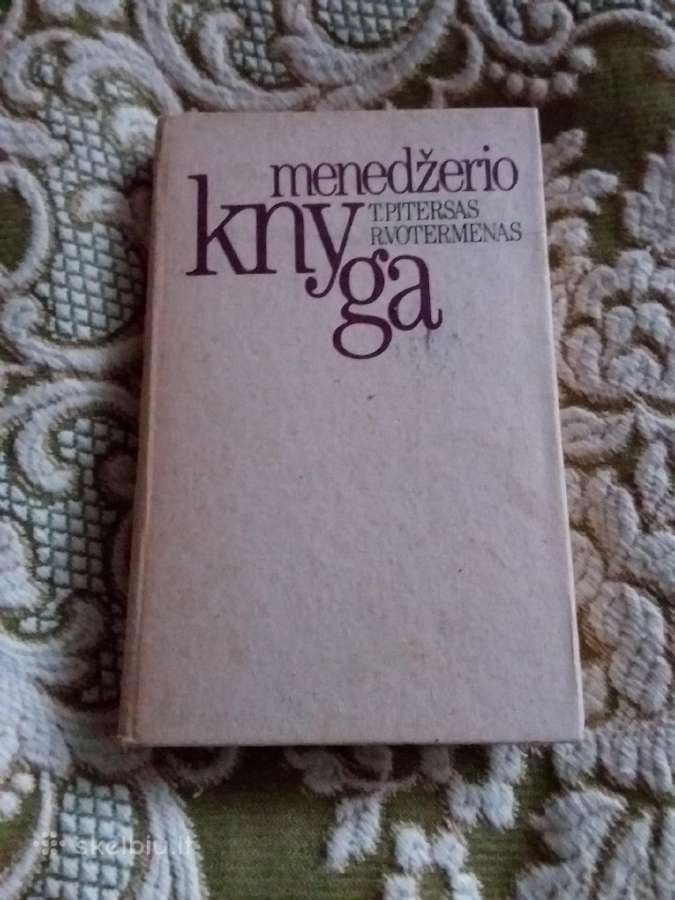 Menedžerio knyga T. Pitersas, R. Votermenas