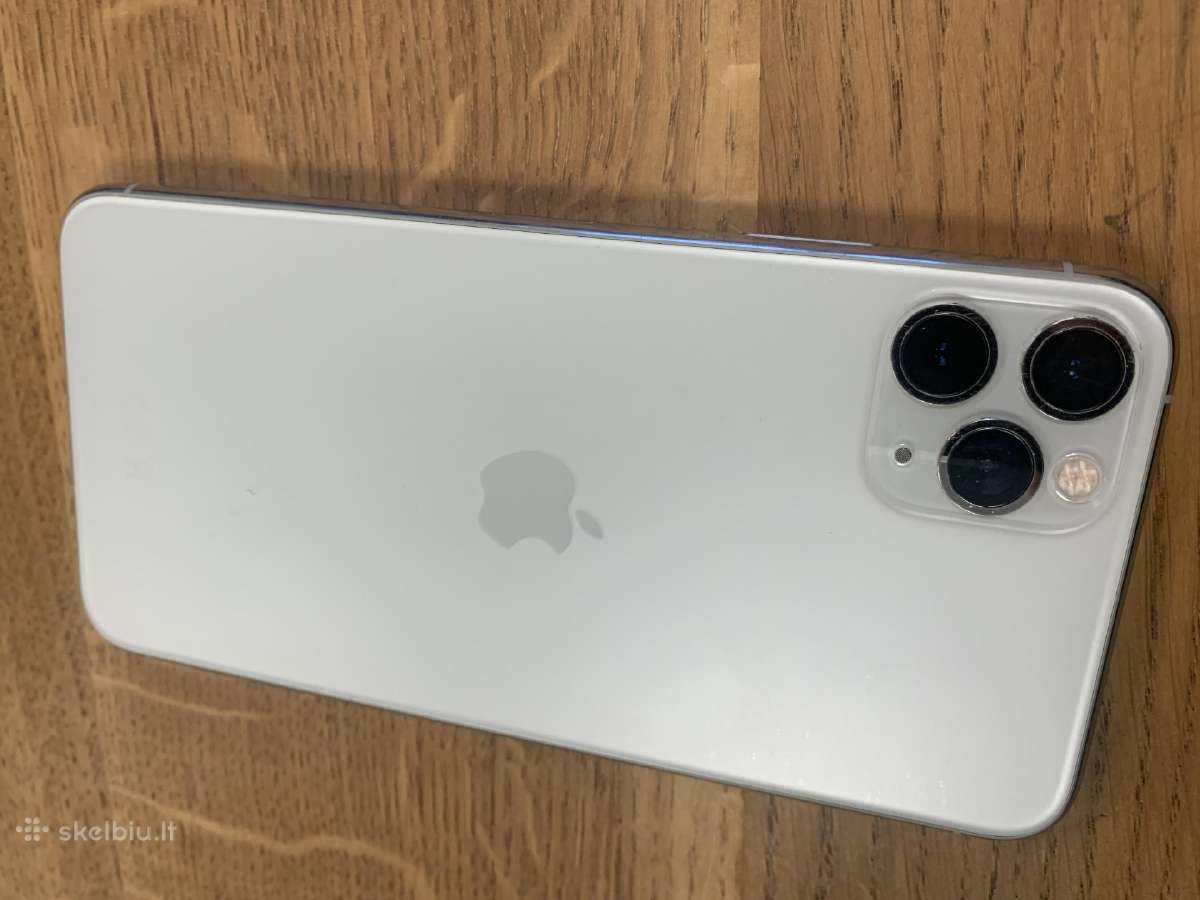 iPhone 11 Pro Max Silver su defektais - nuotraukos Nr. 3