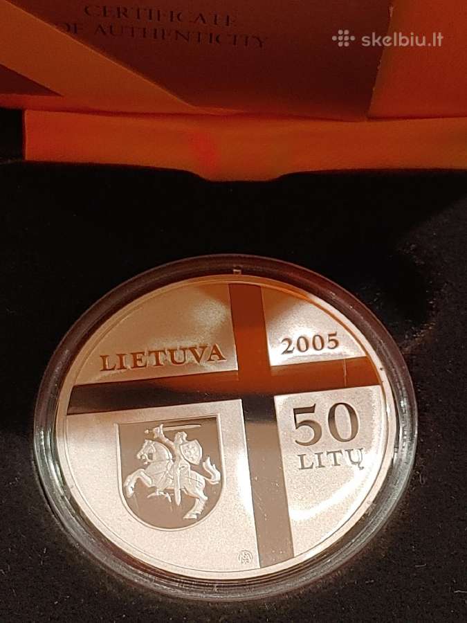 50 litų moneta - kardinolas Sladkevičius - nuotraukos Nr. 2