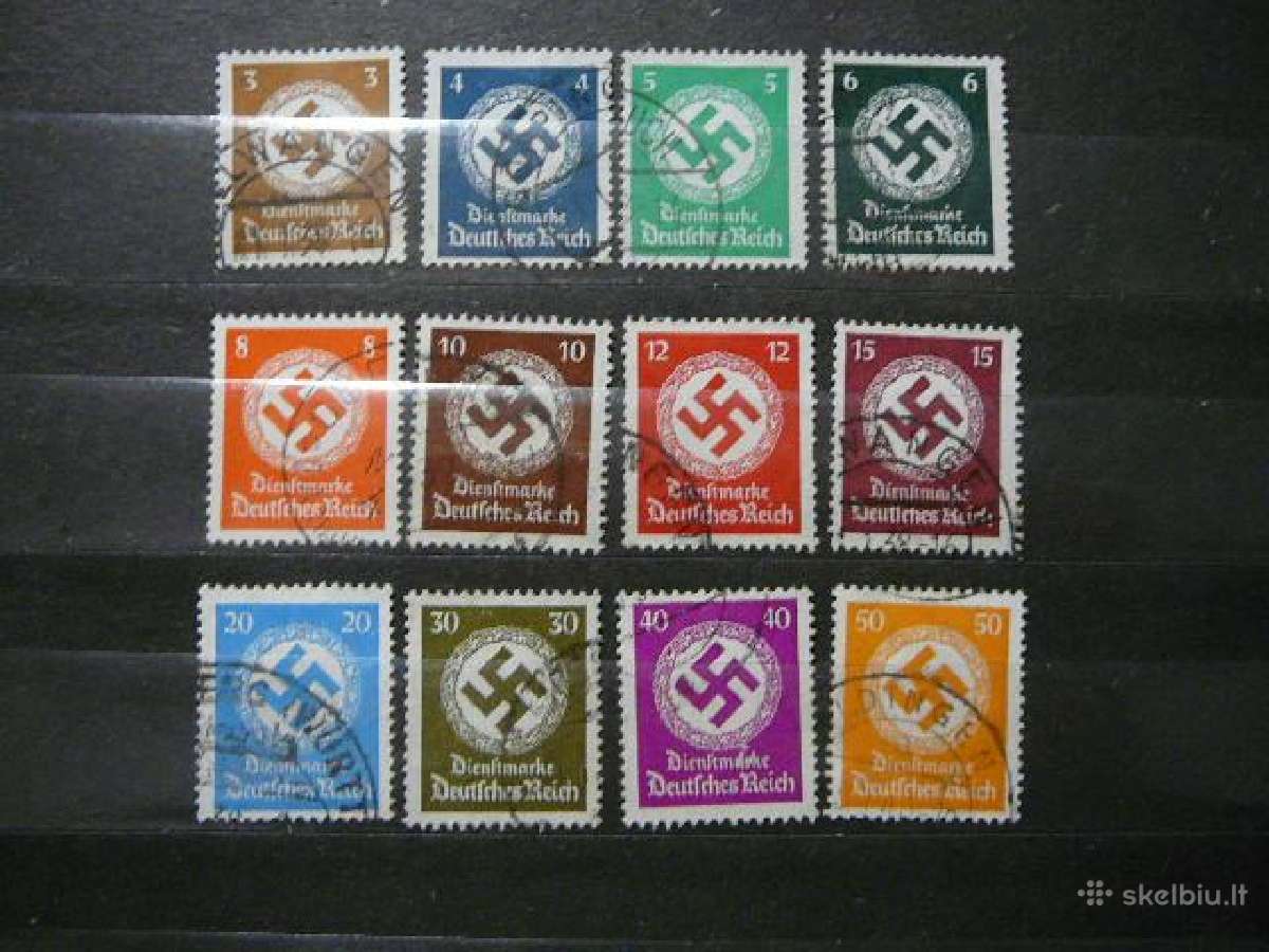 Dienstmarken Vokietija 1934 vdm132/43a
