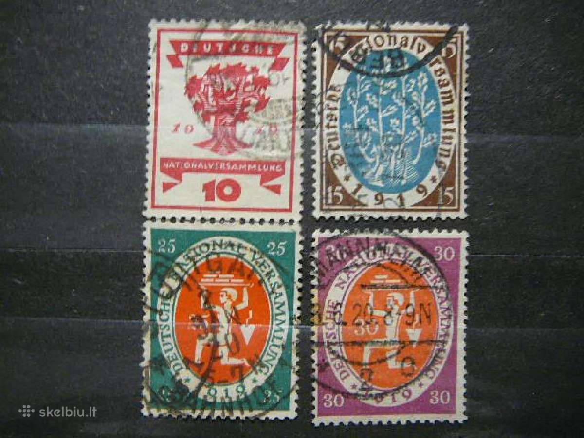 Vokietija Medziai -. 1919 vkt107/0a