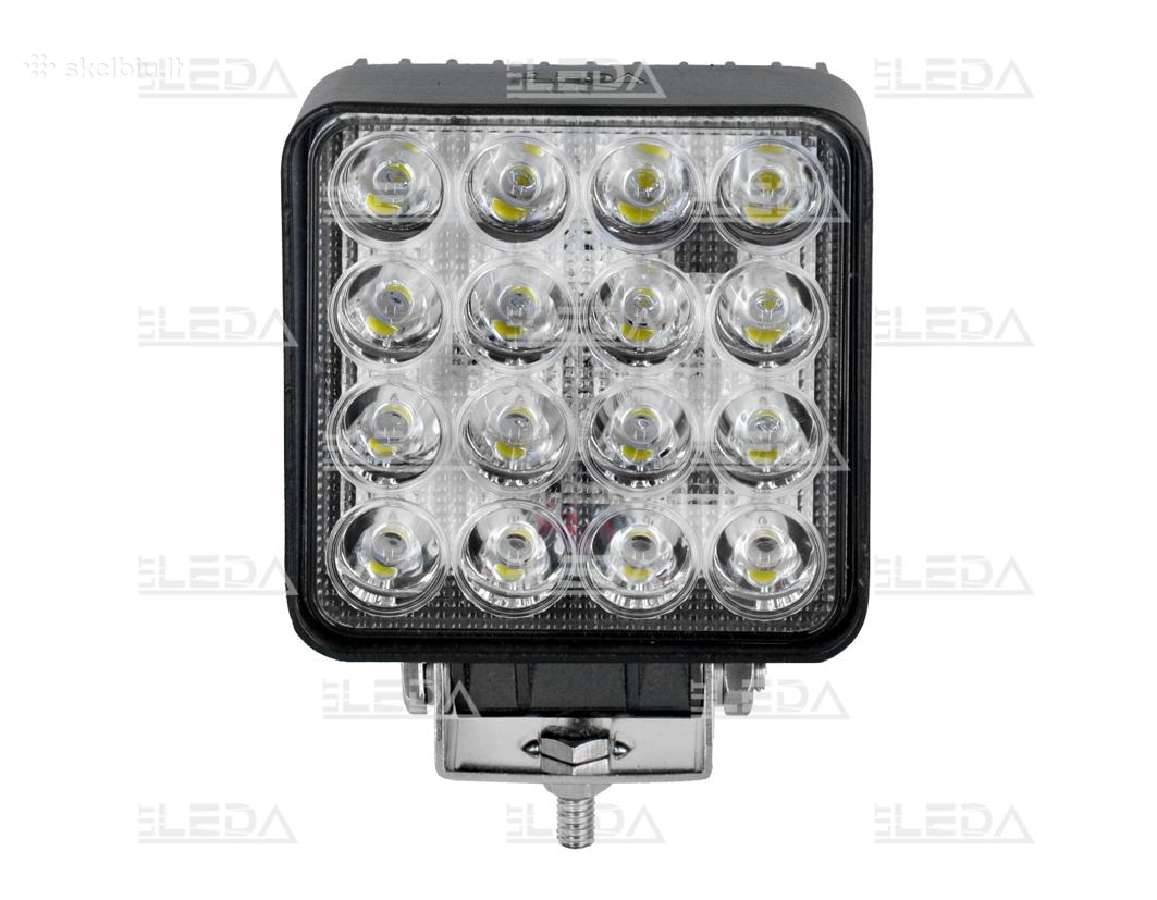 LED darbo žibintas 48w, 3300lm, (platus spindulys) - nuotraukos Nr. 2