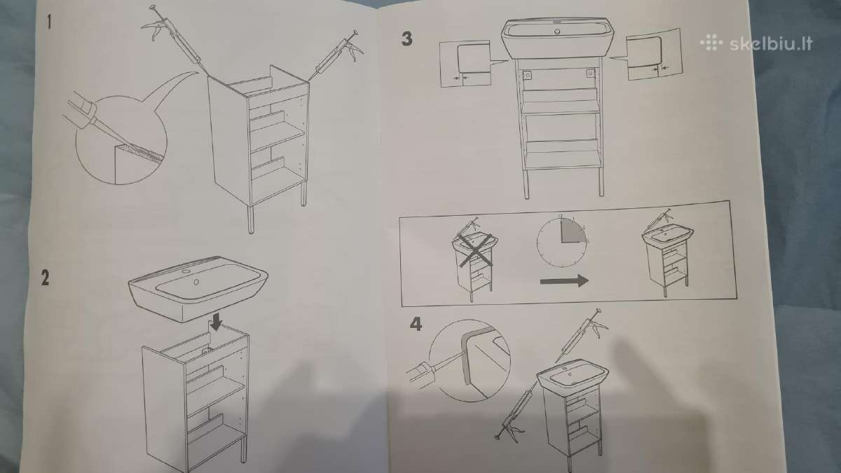 Vonios keramikinė Ikea kriauklė + naudotas kranas - nuotraukos Nr. 2