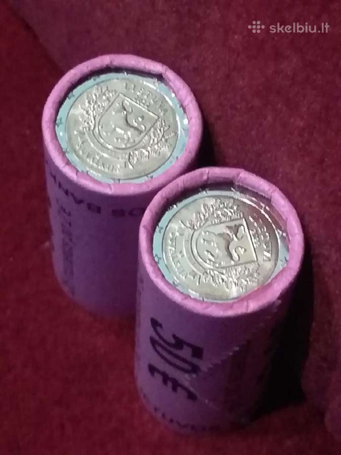 2€ monetų ritinėlis, skirta Suvalkijai.