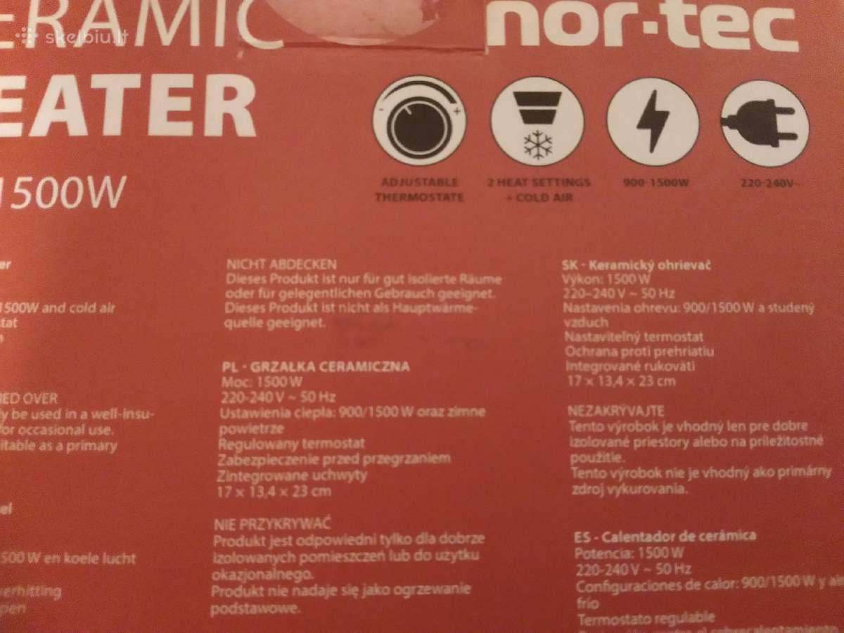 Įvairūs nauji elektriniai šildytuvai - nuotraukos Nr. 17