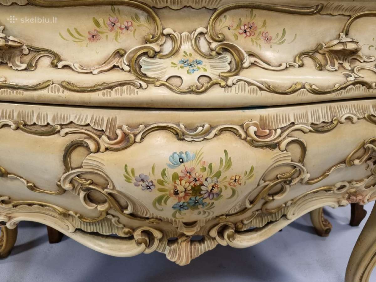 Prabangi komoda veidrodis. Silik. Italija. - nuotraukos Nr. 9