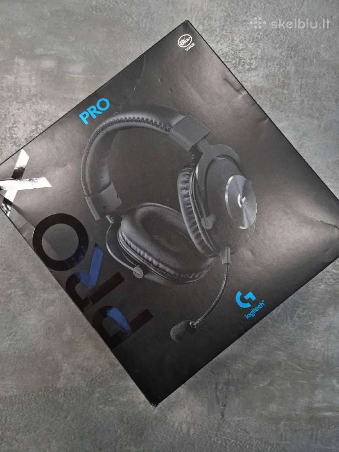 Žaidybinės ausinės Logitech Gaming G Pro X Bluevo