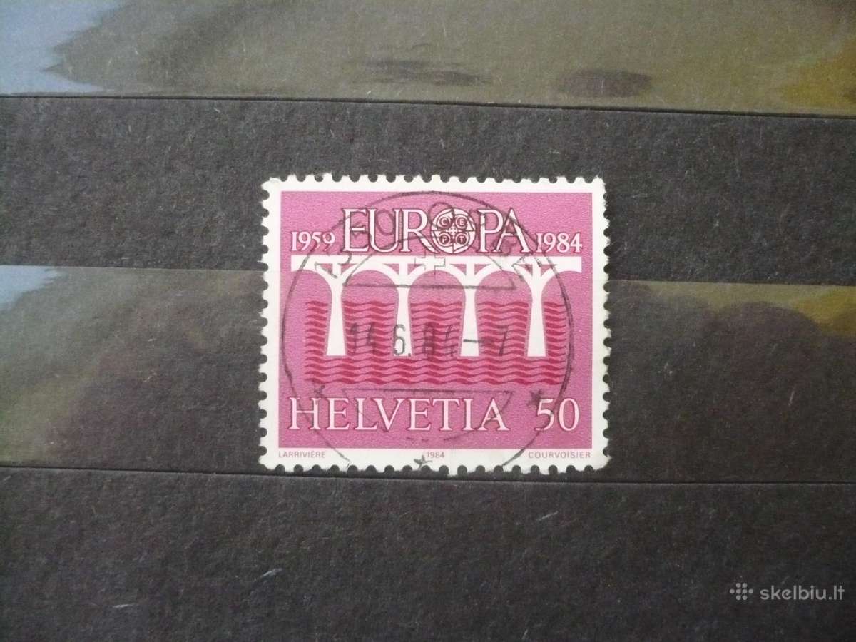 1984 m. Europa pašto ženklai – tiltai – Cept 25