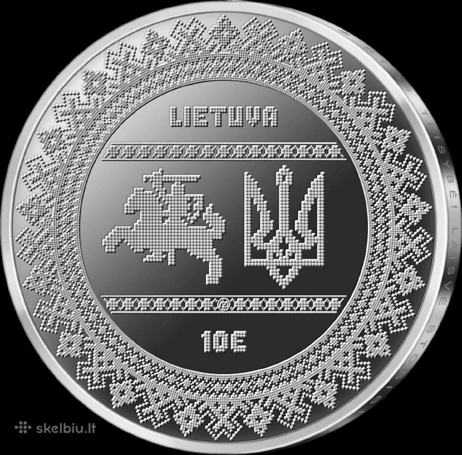 10 eurų moneta - Ukrainos kovai už laisvę - 2022m. - nuotraukos Nr. 2
