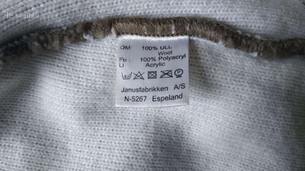 Janus norvegų vilnonė kepurė - nuotraukos Nr. 4