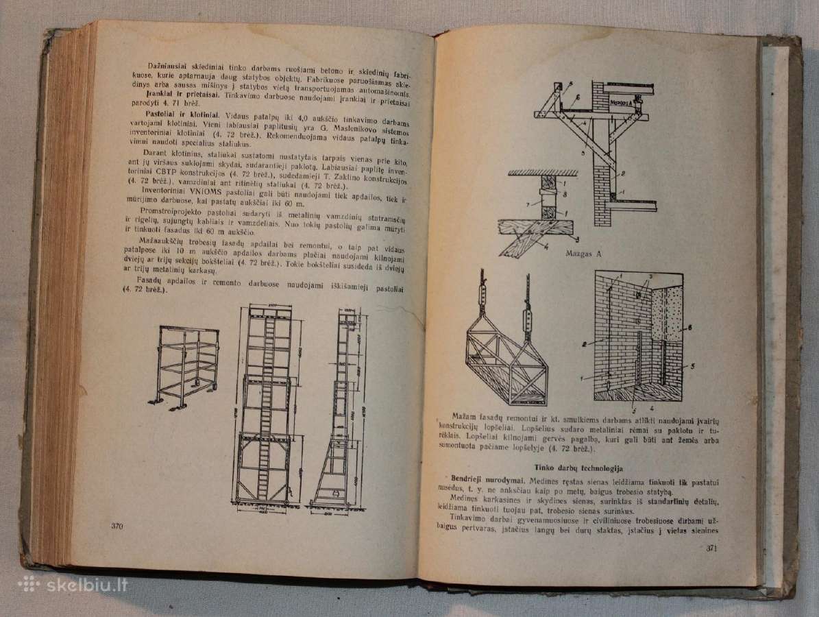 Trumpas statybininko vadovas knyga 1961m. - nuotraukos Nr. 14