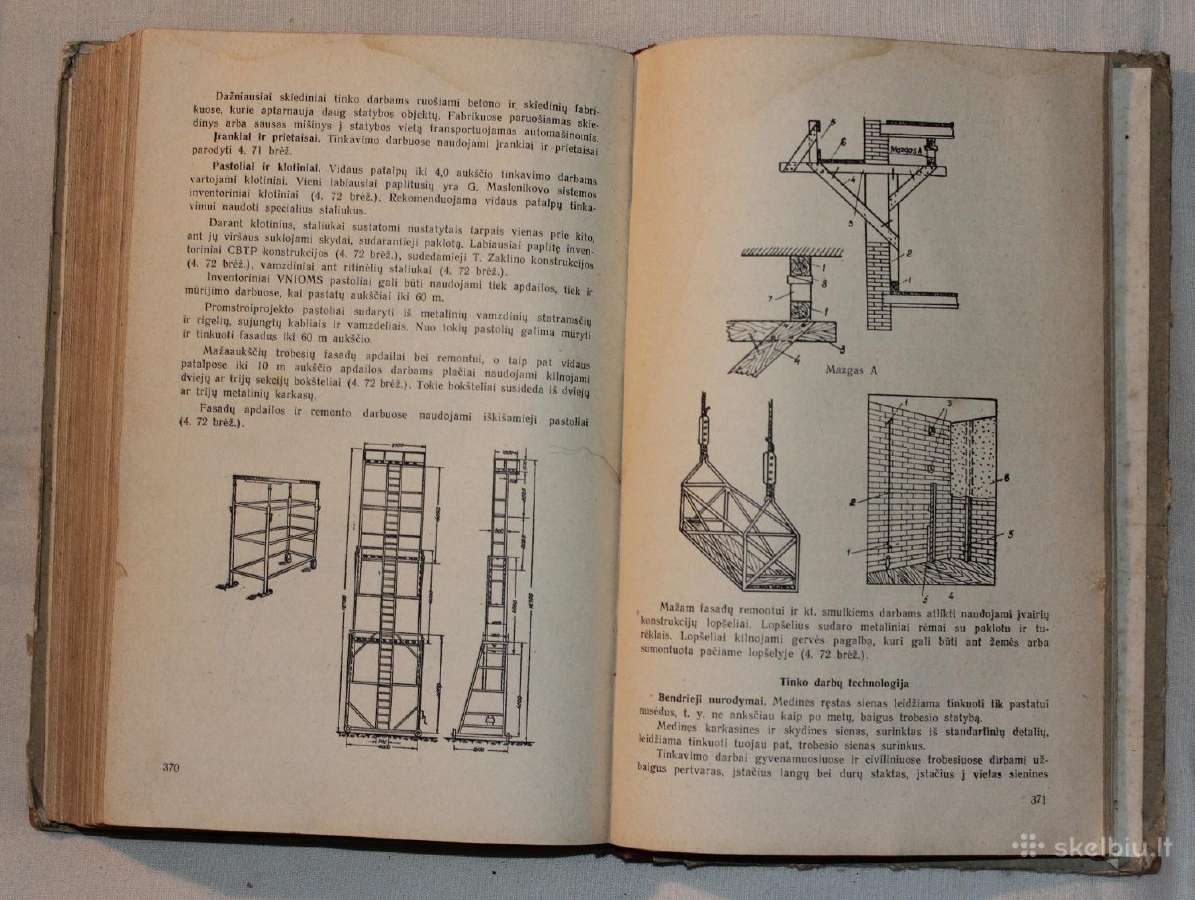 Trumpas statybininko vadovas knyga 1961m. - nuotraukos Nr. 14
