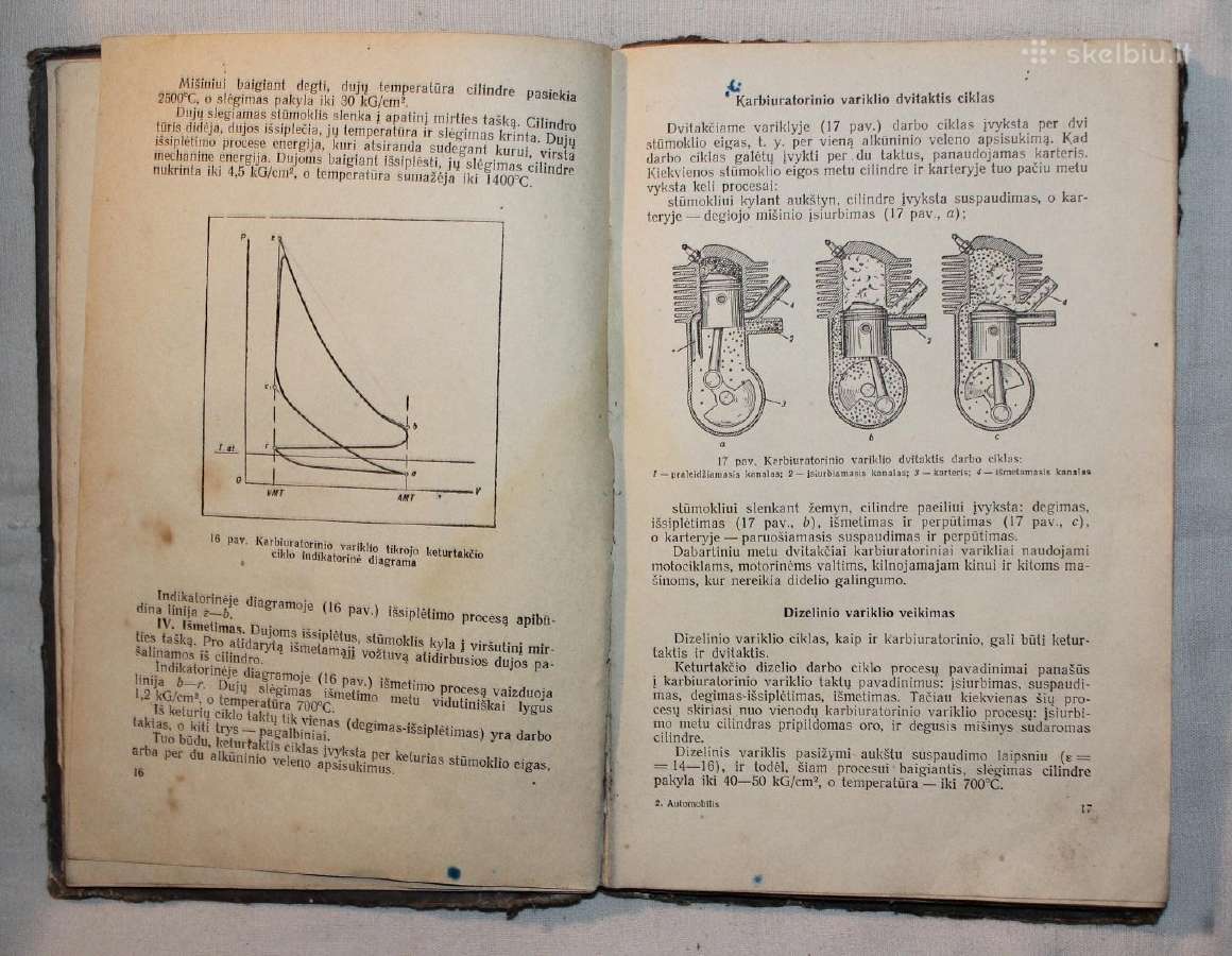 Mašinų mokslo pagrindai Automobilis knyga 1960m. - nuotraukos Nr. 7