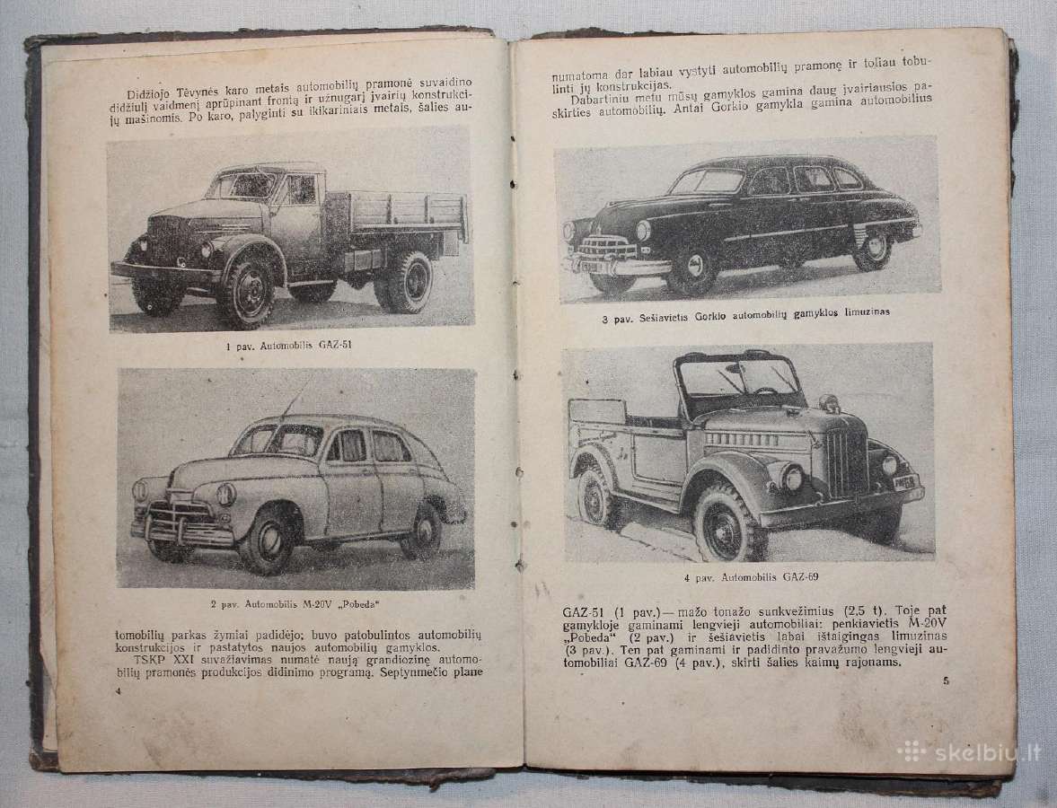 Mašinų mokslo pagrindai Automobilis knyga 1960m. - nuotraukos Nr. 3