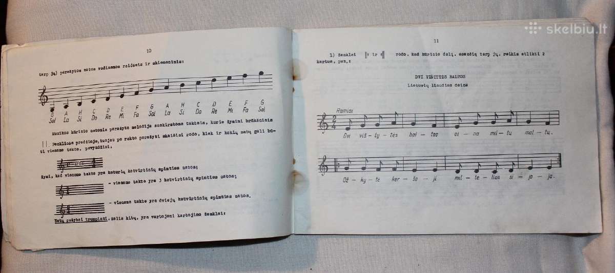 Metalofonas instrumento instrukcija 1973m. Vilnius - nuotraukos Nr. 6