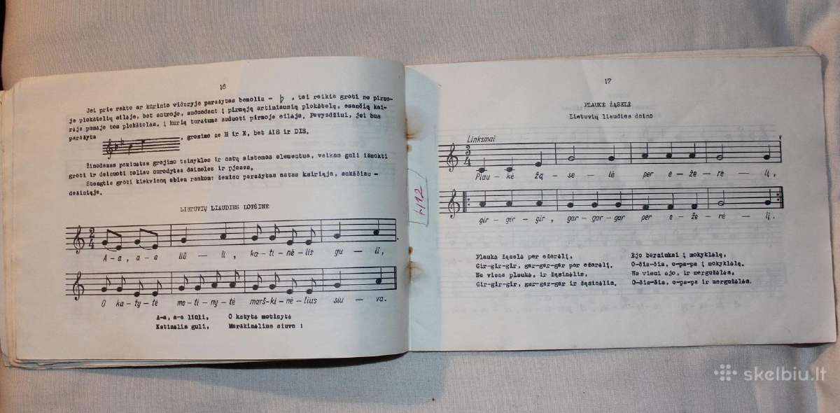 Metalofonas instrumento instrukcija 1973m. Vilnius - nuotraukos Nr. 7