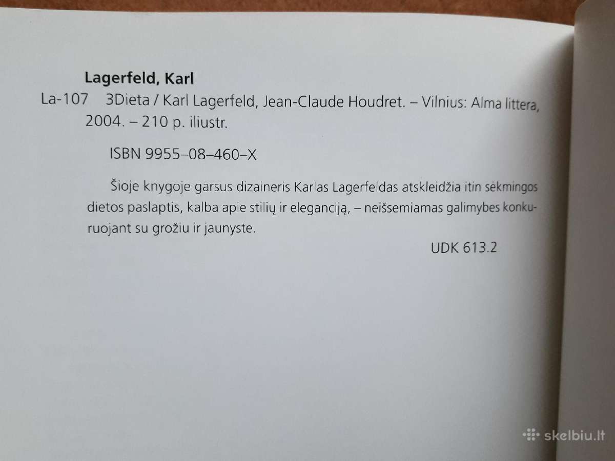 Karl Lagerfeld "3dieta" 2004 metai. - nuotraukos Nr. 5
