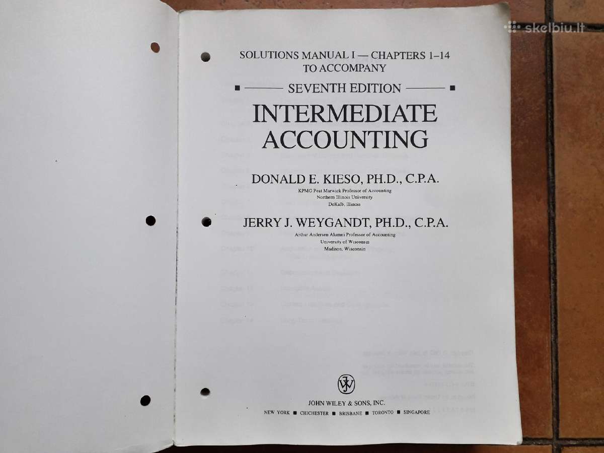 Intermediate Accounting 1992 m. - nuotraukos Nr. 3