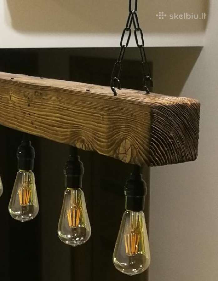 Pakabinamas šviestuvas "Balkis", sendintas medis - nuotraukos Nr. 8