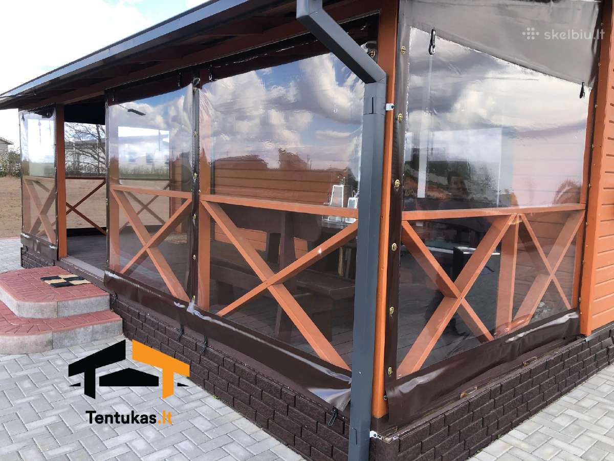 Skaidrus Pvc permatomas tentas iš pirmų rankų - nuotraukos Nr. 7
