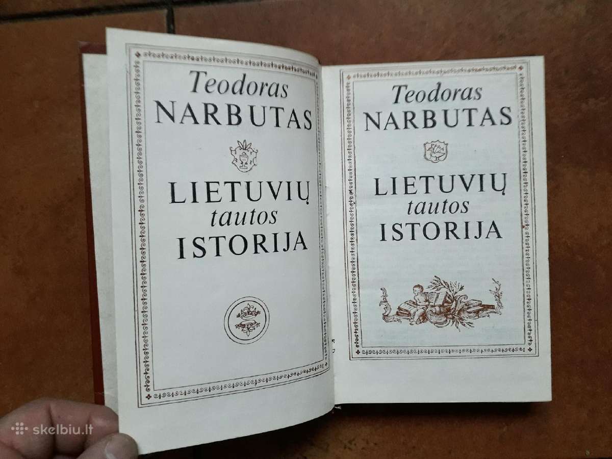 T. Narbutas "Lietuvių tautos istorija" 1 tomas - nuotraukos Nr. 3