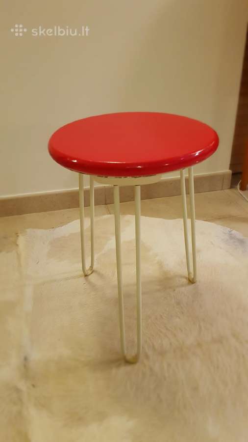 Vintažinis mid century Florence Knoll taburetukas