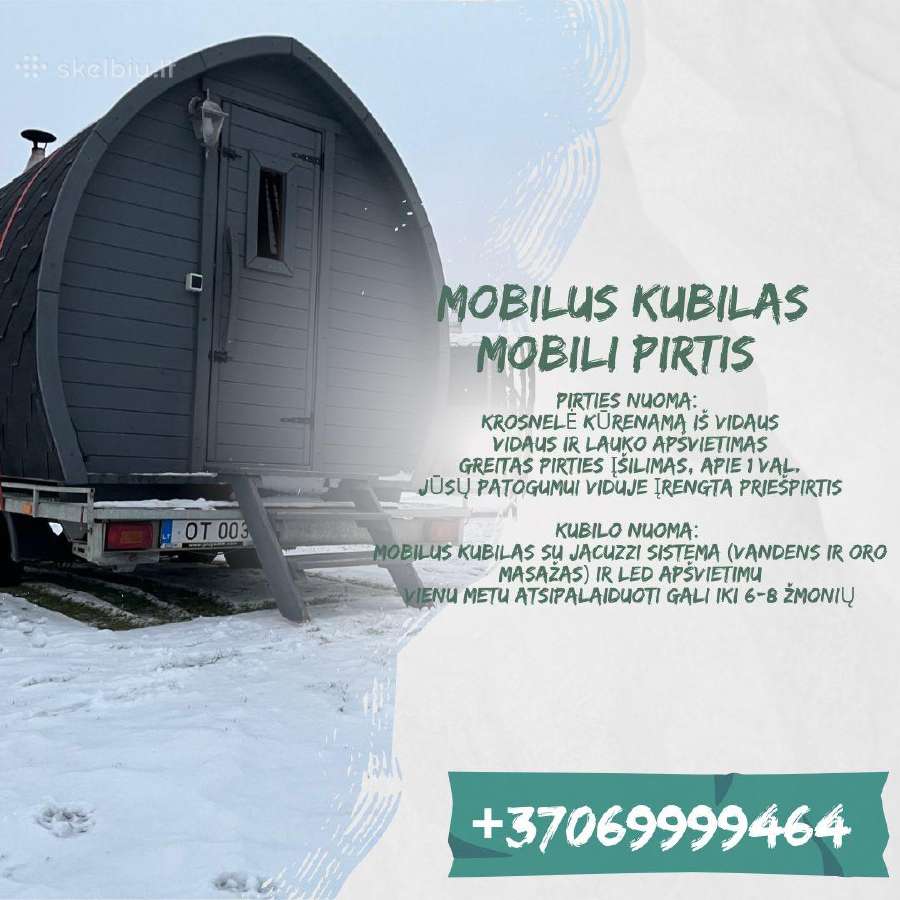 Mobili pirtis ! mobilus Kubilas ! Nuoma - nuotraukos Nr. 29