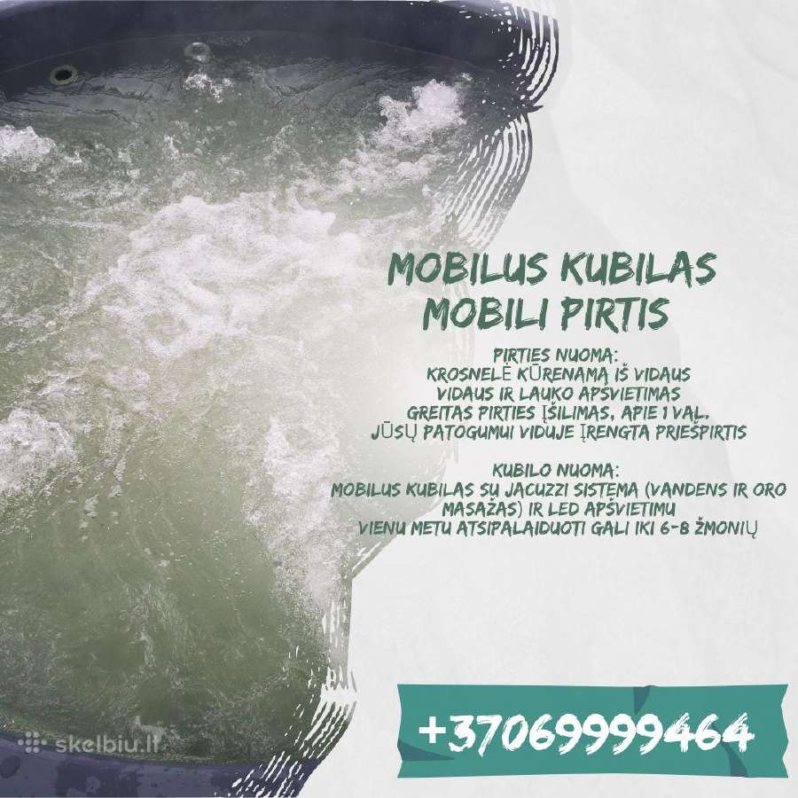 Mobili pirtis ! mobilus Kubilas ! Nuoma - nuotraukos Nr. 18