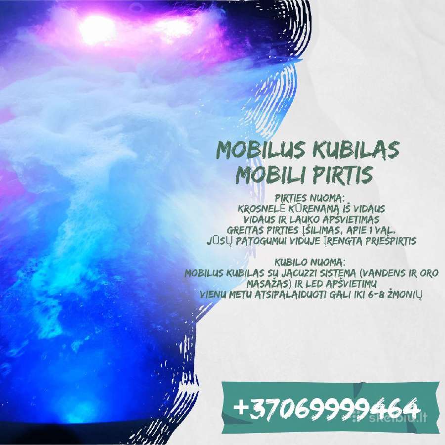 Mobili pirtis ! mobilus Kubilas ! Nuoma - nuotraukos Nr. 19