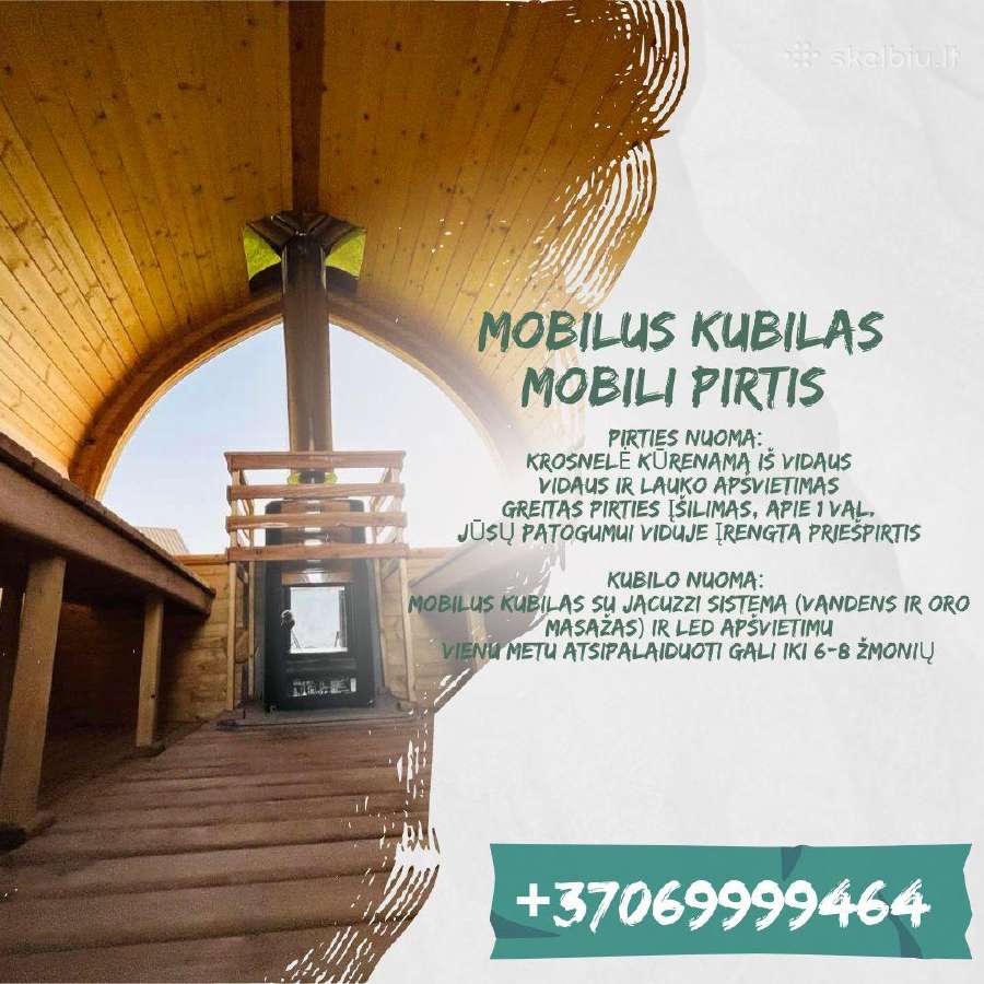 Mobili pirtis ! mobilus Kubilas ! Nuoma - nuotraukos Nr. 23