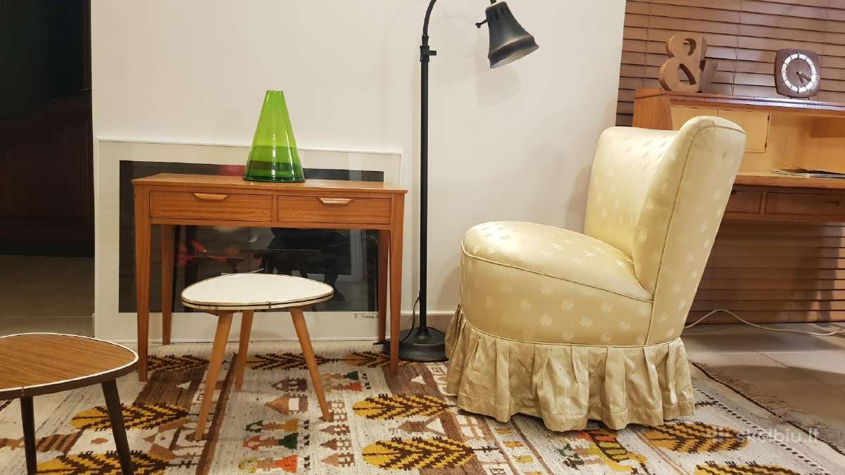 Vintažinis mid century Coctail st. foteliukas - nuotraukos Nr. 12