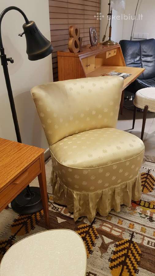 Vintažinis mid century Coctail st. foteliukas - nuotraukos Nr. 15