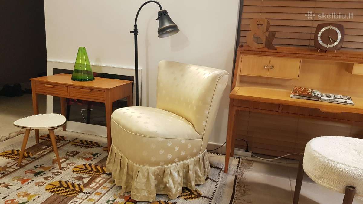 Vintažinis mid century Coctail st. foteliukas - nuotraukos Nr. 19